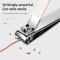 Ensemble de coupe-ongles en acier inoxydable, 5 pièces, Kit professionnel de manucure et pédicure, outils de toilettage pour la maison et les voyages