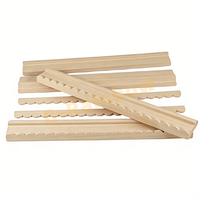 Support en bois naturel sur mesure pour tuiles de mahjong, avec pousseurs magnétiques puissants, pour mahjong américain