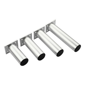 Patas de Mueble Ajustables de Aleación de Aluminio Haidibosi, Color Negro Arena y Plateado Arena, Diseño Moderno Minimalista, Fácil Instalación - Product Image 3
