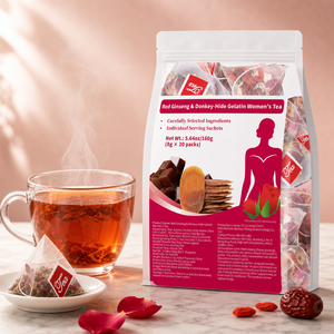 Bolsitas de Té de Ginseng Rojo Natural, 20 Unidades, Mezcla Herbal de Primera Calidad, Bebida Energética para la Vitalidad Femenina, Refresco Diario Puro - Product Image 2