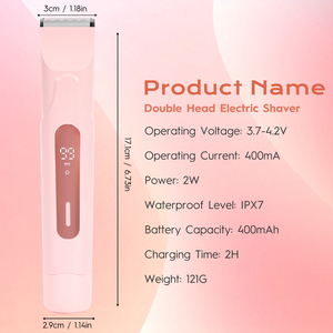 Tondeuse corporelle électrique sans fil personnalisée, étanche et rechargeable, <span class=keywords><strong>pour</strong></span> l'épilation des zones intimes (entrejambe, maillot, pubis) <span class=keywords><strong>pour</strong></span> hommes et femmes - Product Image 6