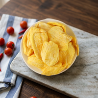 Tranches de Jackfruit Entières Lyophilisées 100% Naturelles de Hainan, Goût Sucré, Durée de Conservation de 12 Mois