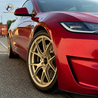 Jantes de voiture de tourisme personnalisées en alliage forgé or Motorsport 17 18 19 20 pouces 5x112 5x114.3 5x120 pour BMW F30 M2 M3 M4 340i Mazda