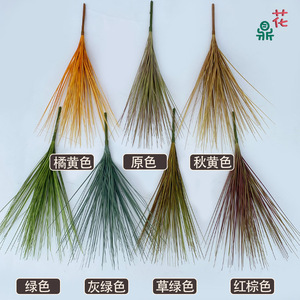 Plantes en pot vertes artificielles, type roseaux à longue barbe et herbe de renard, et bouquets décoratifs d'herbe d'oignon, articles dignes d'Instagram - Product Image 3