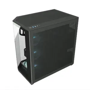 Vendita calda OEM ODM Back-connect Fishtank Design Desktop ATX Micro-ATX TG vetro custodia per Computer Gaming custodia per PC Gabinete