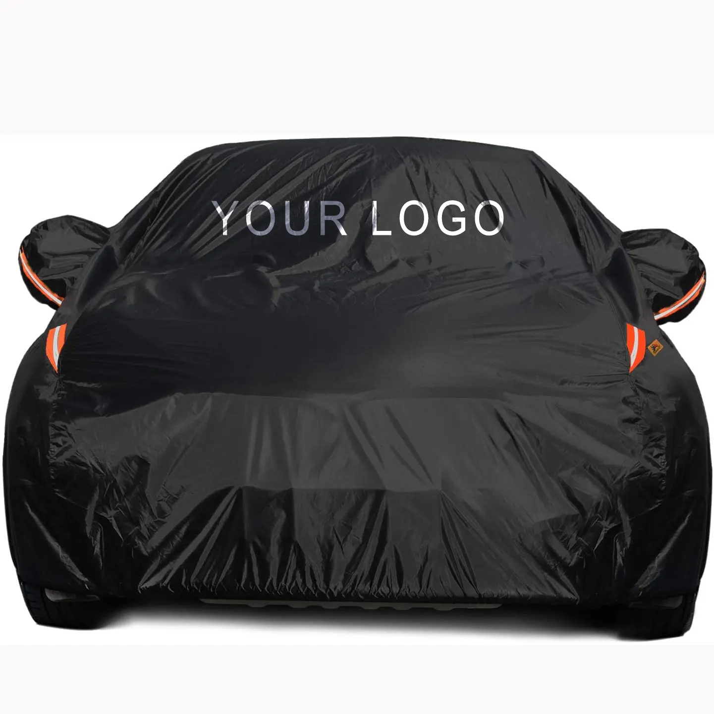 XMB Black All Weather Heavy duty Snowproof UV padded hail Protection Windproof Outdoor Full car Cover with cotton
