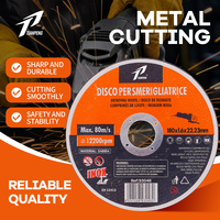 Disque de coupe professionnel T41 de 7 pouces, vente directe usine, 180*1.6*22.23 mm, pour métaux et acier inoxydable, OEM/ODM