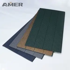 Amer 공장 최고 가격 30cm PS 뜨거운 판매 황금 공급 업체 벽 목재 클래딩 판매 경쟁 가격 정원 벽 돌 클래딩