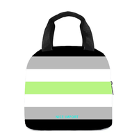 Sac à lunch arc-en-ciel Agender pour femmes et hommes, sac fourre-tout réutilisable, sacs à lunch isothermes pour le travail, le pique-nique, l'école ou les voyages