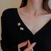 Broches en cuivre et zircon en forme de fleur, élégantes, pour femmes, pour mariage, fiançailles, fête, cadeau, accessoires vestimentaires