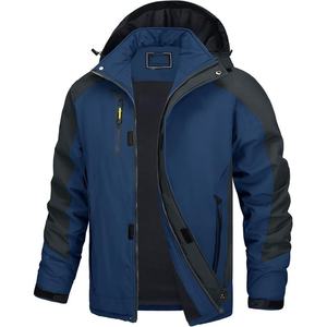 Veste de moto de luxe sur mesure pour hommes, veste en toile de haute qualité avec fermeture éclair sur le devant, col montant, taille plus, pour le printemps - Product Image 1