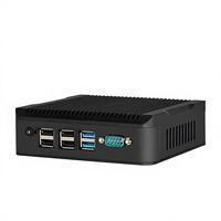 Mini PC Industrial Sin Ventilador Intel N5095 4C/4T, Sistema Linux Windows, 16GB+512GB, 4*RS232, 2*LAN, Mini PC Integrado