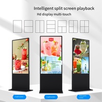 55 pouces Windows Android écran tactile kiosque Totem affichage lecteur de publicité Ultra mince Lcd intérieur sol debout signalisation numérique