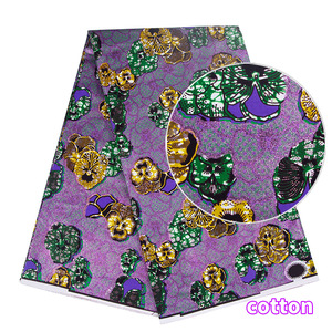 Tissu en Coton 100% Imprimé Batik Traditionnel du Guangdong, Motif Ethnique Africain, pour Literie et Textile de Maison – Grande Vente - Product Image 2