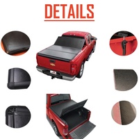 Couverture de benne rigide à trois plis pour HILUX/TACOMA/TUNDRA/RANGER/F150/DODGE RAM/SILVERADO/AMAROK/TRITON/D-MAX/NAVARA FRONTIER/Sierra