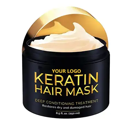 Effektiv restaurative Hitze Haar SPA Maske Salon Verwenden Sie Deep Conditioning Moist urize Cream OEM Haarmaske mit Keratin