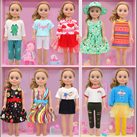 MSYO Vêtements de poupée américaine de 18 pouces, vêtements multicolores en coton, style tendance, OEM et ODM, accessoires de poupées de 45cm, pour filles, mini poupées Reborn