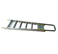 Échelle pliante en aluminium antidérapante, capacité de charge de 150 kg, robuste et durable pour la maison