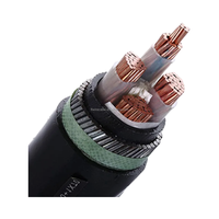 3*185 + 2*95mm2 Yjv construcción Industrial XLPE aislado PVC revestido cobre resistente al fuego Cable de alimentación eléctrica aluminio