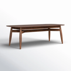 Modern Solid Wood Dining <b>Table</b> for Home and Restaurant Use Heavy Duty Natural Oak Finish Dining <b>Table</b> with Smooth Surface - Product Image 2