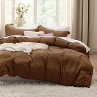 Ensemble de couette en coton 100% moelleux pour la décoration de la maison de luxe, avec housses de coussin, taille personnalisée, écologique, toutes saisons, literie 400TC