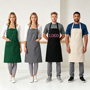 <span class=keywords><strong>Tablier</strong></span> <span class=keywords><strong>de</strong></span> <span class=keywords><strong>cuisine</strong></span> multicolore avec col ajustable à bouton-pression, en polyester, pour barista, boulanger, personnel <span class=keywords><strong>de</strong></span> <span class=keywords><strong>cuisine</strong></span>, personnel <span class=keywords><strong>de</strong></span> salon <span class=keywords><strong>de</strong></span> manucure - Product Image 2