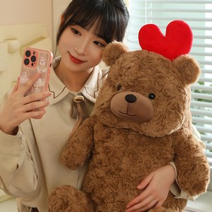 Peluche ours en peluche de dessin animé avec un esprit amoureux, poupée ours douce, un cadeau réconfortant pour les enfants - Product Image 5