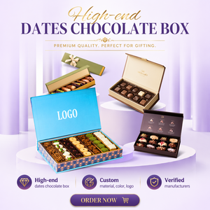 Boîte-cadeau de luxe en carton rigide pour dattes, <span class=keywords><strong>vide</strong></span>, pour l'emballage et la présentation de dattes, idéale pour les célébrations festives - Product Image 5