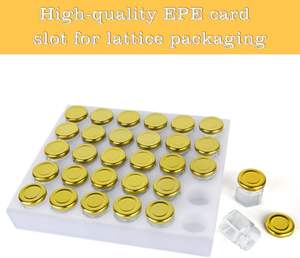 30 قطعة من برطمانات زجاجية سداسية شفافة مع أغطية، برطمانات ماسون صالحة للطعام لتخزين العسل والأطعمة والمربى والسوائل والتوابل، من قوانغدونغ - Product Image 4