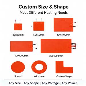 Custom Silicone Heating Plate For Heat Press Machine Flexible Electric Heater OEM Manufacturer
