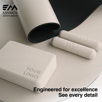 Kit de Yoga Todo en Uno con Logotipo Personalizado, Equipo de Pilates, Mancuernas de Silicona, Banda para Glúteos, Bloque de Yoga, Mini Pelota, Anillo Mágico, Tapete de Yoga