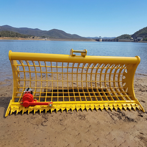 Benna perforata per escavatore ad alta resistenza all'usura per il recupero di erbacce e giunco da laghi e per lavori di manutenzione - Product Image 2