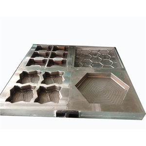 Jalur produksi ubin lantai karet limbah/mesin pembuat ubin karet/Pres vulkanisasi lantai karet - Product Image 6