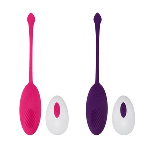 Control remoto inalámbrico para masturbador femenino Egg Jump con llama de vibración táctil coqueta Vibrador de carga conveniente para parejas - Product Image 1