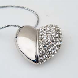 2024 thời trang kim cương USB <span class=keywords><strong>Flash</strong></span> Drive chất lượng tốt 8GB 16GB Memory Stick USB <span class=keywords><strong>Flash</strong></span> Drive 2.0 3.0 kim loại hình trái tim USB Đĩ<span class=keywords><strong>a</strong></span> - Product Image 3