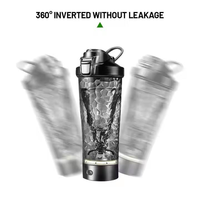Mixeur Électrique Portable 20oz Rechargeable USB-C, Bouteille Shaker Électrique Automatique pour Boissons Chaudes et Shakers Protéinés