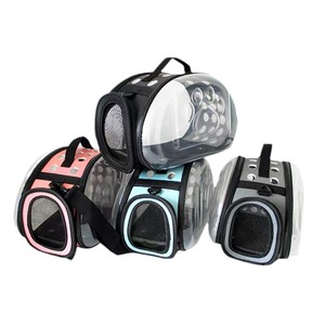 Transparent Foldable Pet Travel Bag Portable Dog <b>Cat</b> <b>Backpack</b> Breathable Lightweight Large Capacity 8000 Ml Fashion Style - Product Image 1