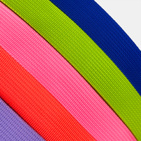 Sangle de sac à bandoulière en polypropylène classique, multicolore, écologique, durable, sûre, légère et portable, de 2,0 cm à 5,0 cm, prix d'usine