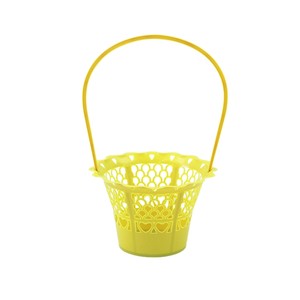Panier à fleurs en plastique rouge et vert, diamètre inférieur de 14 cm, pour fleurs artificielles et fraîches, cadeaux de fêtes, décoration de jardin - Product Image 5