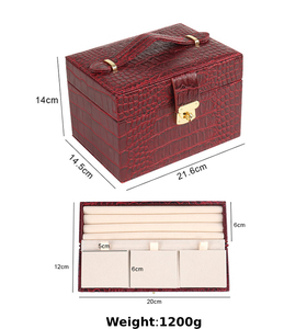 Роскошный винтажный органайзер для ювелирных изделий из искусственной кожи - Product Image 6