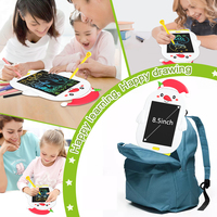 Tablette d'écriture LCD pour enfant avec cadre d'animaux mignons - Dessin et croquis de Noël sur tablette numérique pour enfants
