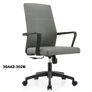 Middle <b>back</b> clerk <b>chair</b> with fixed armrest office furniture modern office <b>chair</b> 36442-303B - Product Image 3