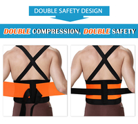 Bretelles réglables à double compression pour la sécurité au travail dans l'industrie et la construction, protection lombaire robuste
