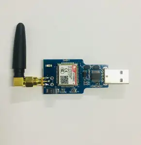 Modul USB Ke GSM Quad-Band GSM GPRS SIM800C Modul SIM800 untuk Modul BLE Nirkabel SMS Pesan dengan Antena Tersedia