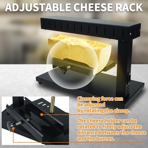<span class=keywords><strong>Raclette</strong></span> Eléctrico Automático para Derretir Queso, Parrilla <span class=keywords><strong>de</strong></span> Media Rueda para Encimera, Estación <span class=keywords><strong>de</strong></span> Derretido para Restaurantes, Servicios <span class=keywords><strong>de</strong></span> Catering, Cocinas y Uso Doméstico - Product Image 4