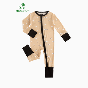 Romper Bayi Premium 180gsm Bahan Bambu dengan Ritsleting Ganda, Lembut dan Bernapas, Pakaian Tidur untuk Bayi Baru Lahir, Grosir untuk Butik - Product Image 1