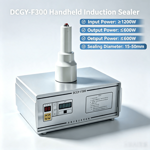Scelleuse manuelle à induction électromagnétique <span class=keywords><strong>GongJIn</strong></span> DCGY-F300, machine à sceller les capsules en aluminium de 15-50 mm, 220V 5kW, haute précision - Product Image 1