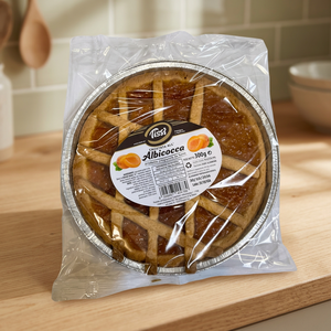 Tartas de Albaricoque Frescas Estilo Tissi, Envasadas al Vacío, Redondas, 300g X 10 Unidades, CRADEL SRL Modelo 0401506 - Product Image 2