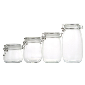 Barattolo di vetro ermetico da 17 once con elemento riscaldato piccolo contenitore per alimenti contenitore contenitore <span class=keywords><strong>cucina</strong></span> inscatolamento <span class=keywords><strong>Set</strong></span> di <span class=keywords><strong>barattoli</strong></span> di vetro - Product Image 5