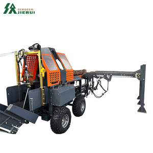 آلة تقطيع وتقسيم الحطب الأوتوماتيكية الهيدروليكية المحمولة 45T مع نظام تغذية الأخشاب - Product Image 4